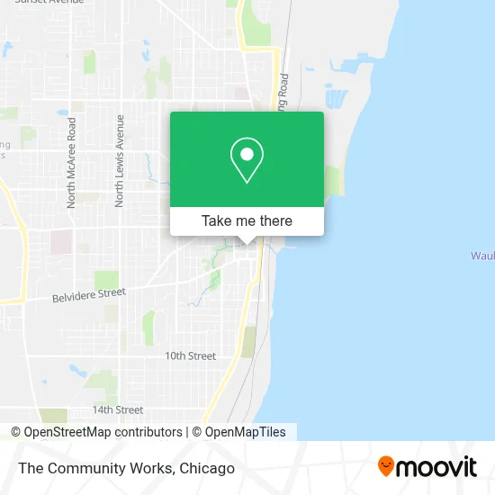The Community Works map