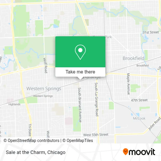 Sale at the Charm map