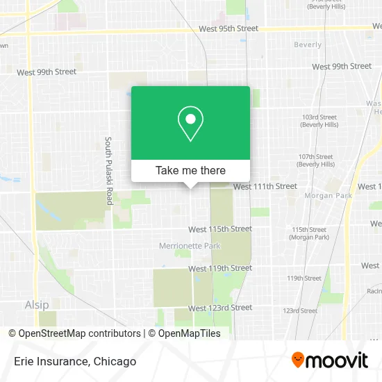 Erie Insurance map
