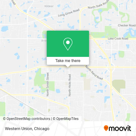 Western Union map