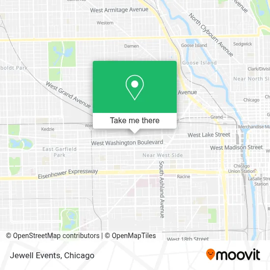 Jewell Events map