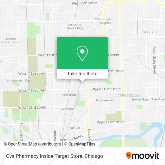Cvs Pharmacy Inside Target Store map