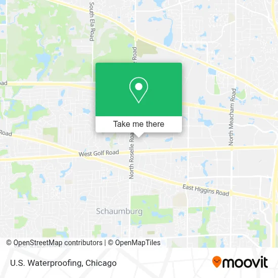 U.S. Waterproofing map