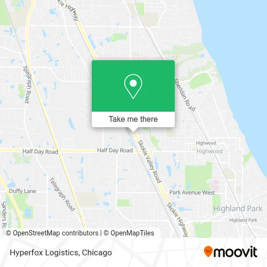 Hyperfox Logistics map