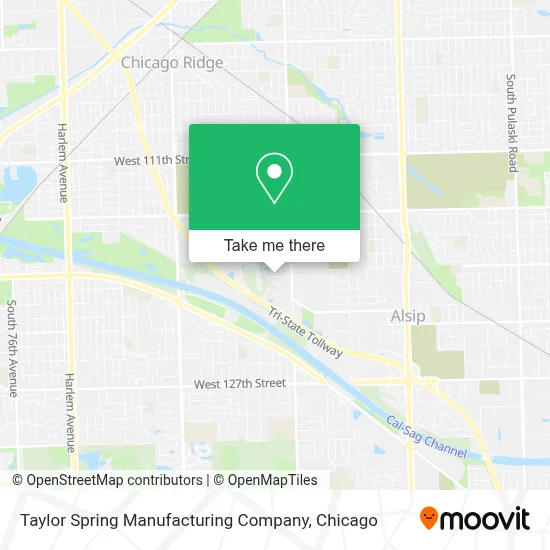 Taylor Spring Manufacturing Company map
