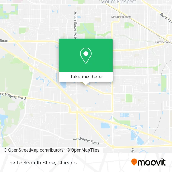 The Locksmith Store map