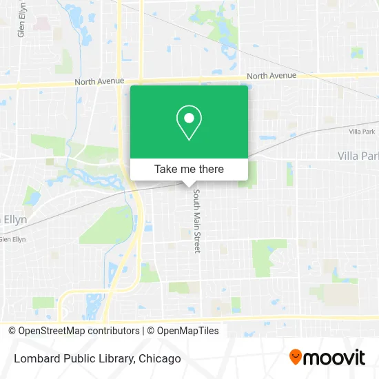 Lombard Public Library map