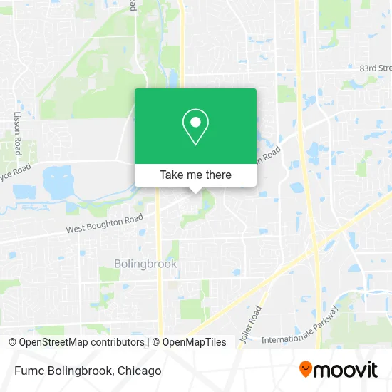 Fumc Bolingbrook map