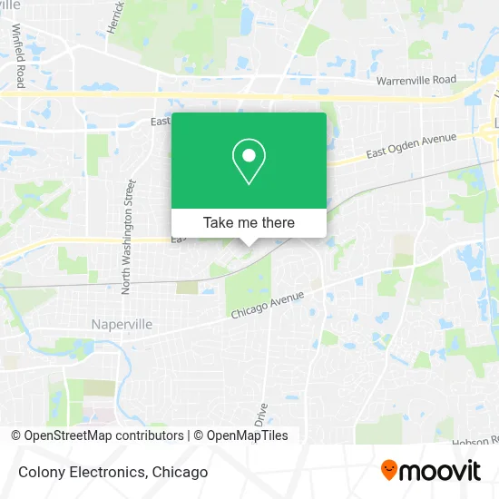 Colony Electronics map