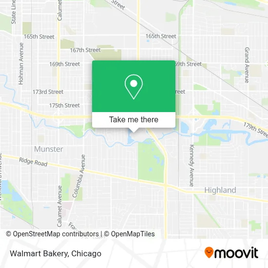 Walmart Bakery map