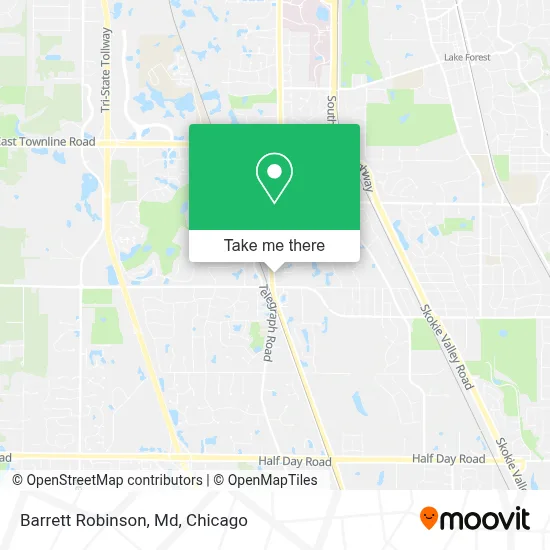 Barrett Robinson, Md map