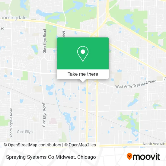 Spraying Systems Co Midwest map