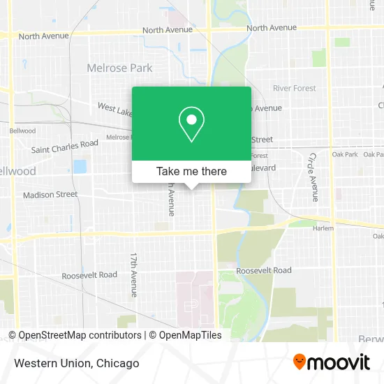 Western Union map