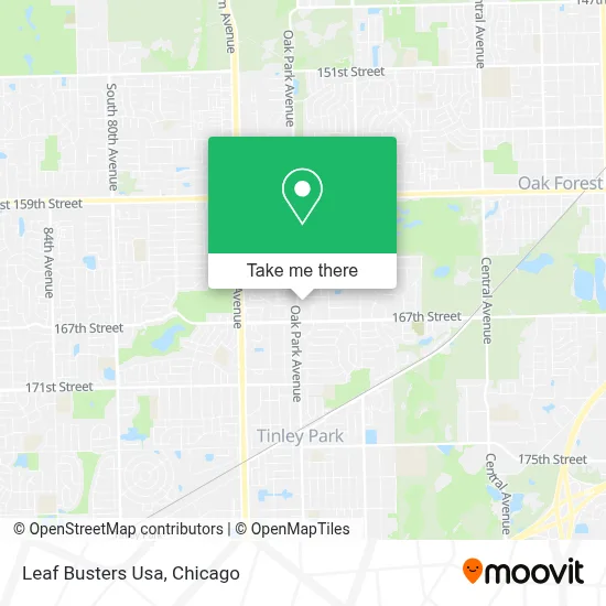 Leaf Busters Usa map
