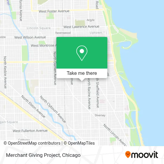 Merchant Giving Project map