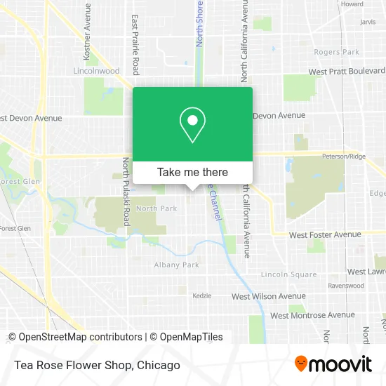 Tea Rose Flower Shop map