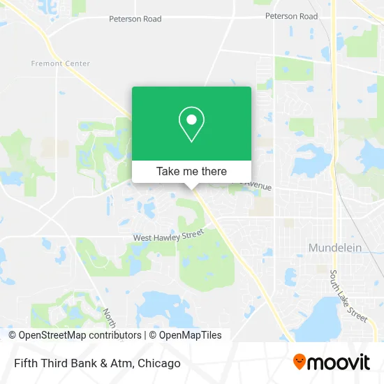 Fifth Third Bank & Atm map