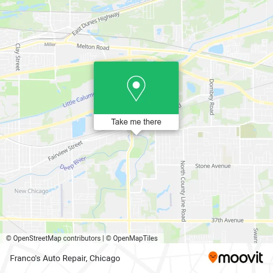 Franco's Auto Repair map