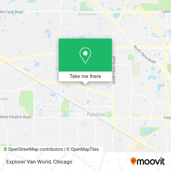 Explorer Van World map