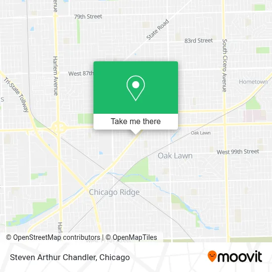 Steven Arthur Chandler map