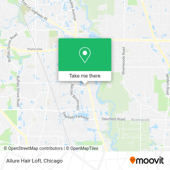 Allure Hair Loft map