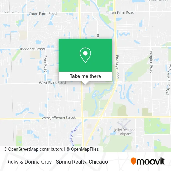 Ricky & Donna Gray - Spring Realty map