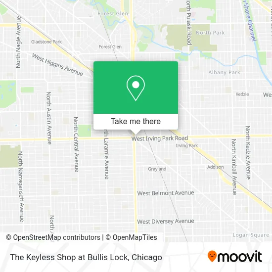 The Keyless Shop at Bullis Lock map