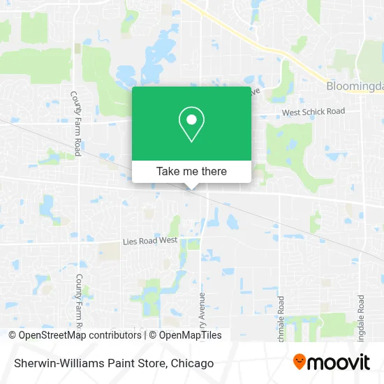 Sherwin-Williams Paint Store map