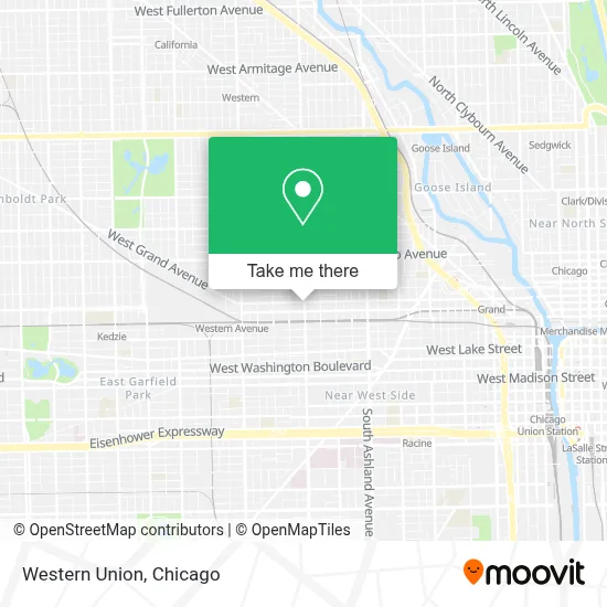 Western Union map