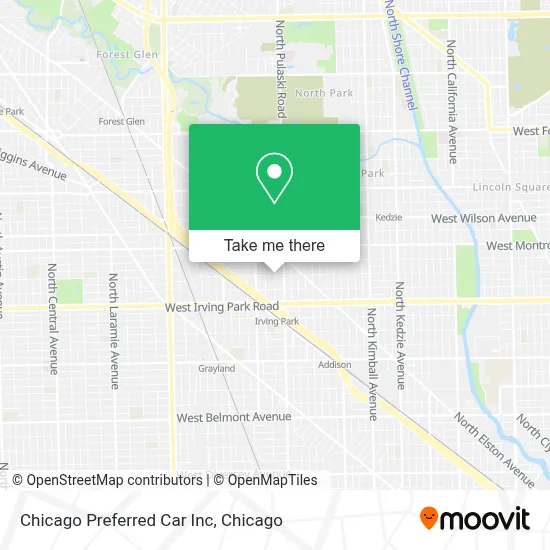 Chicago Preferred Car Inc map