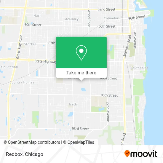 Redbox map