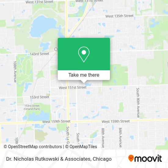 Dr. Nicholas Rutkowski & Associates map