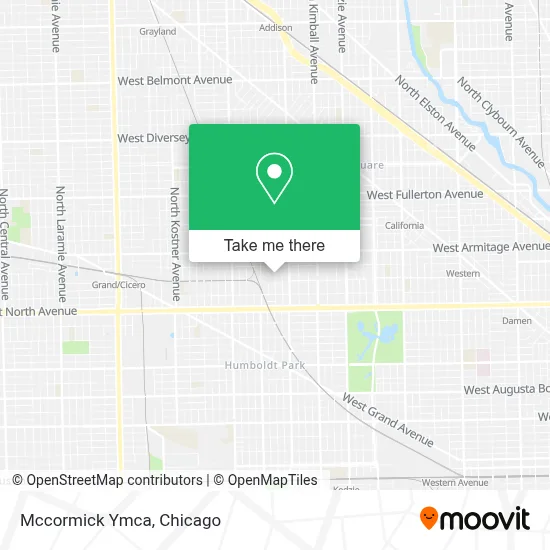 Mccormick Ymca map
