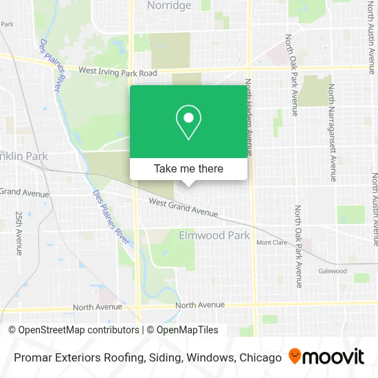 Promar Exteriors Roofing, Siding, Windows map
