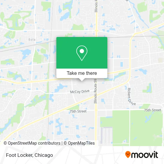 Foot Locker map
