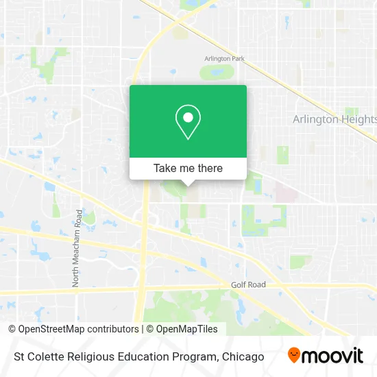 St Colette Religious Education Program map