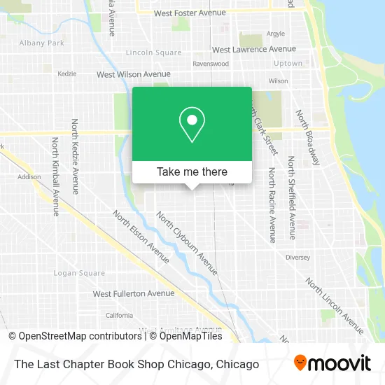 The Last Chapter Book Shop Chicago map