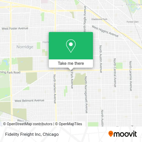 Fidelity Freight Inc map