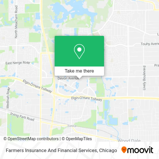 Farmers Insurance And Financial Services map