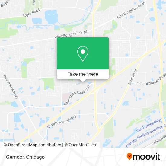 Gemcor map