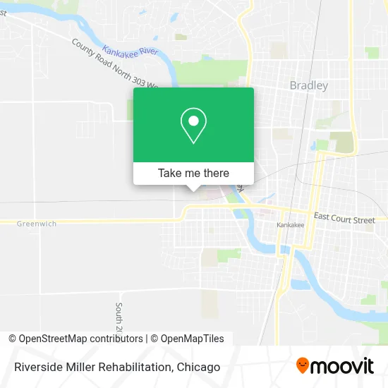 Riverside Miller Rehabilitation map