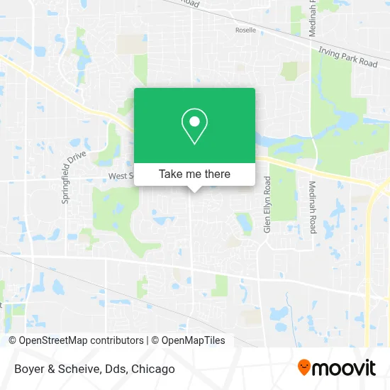 Boyer & Scheive, Dds map