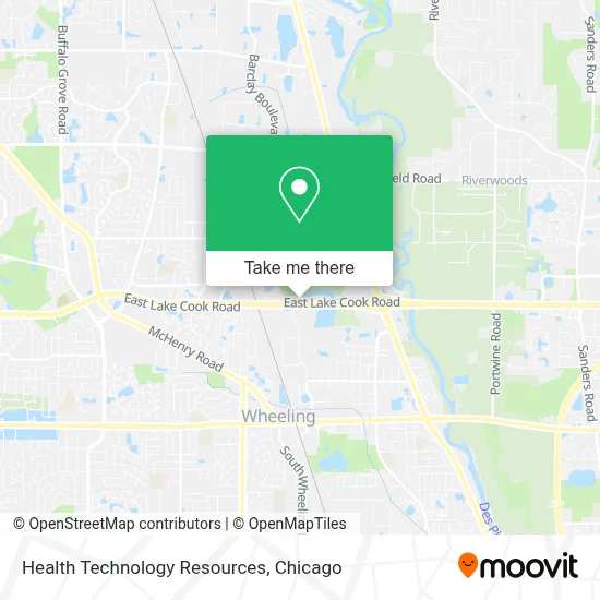 Health Technology Resources map