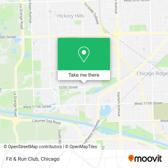 Fit & Run Club map