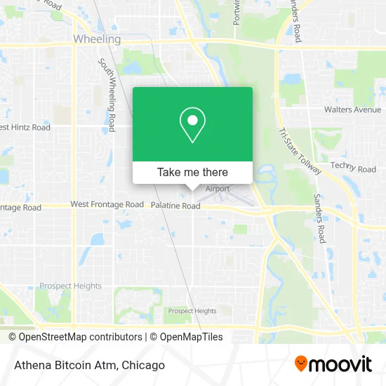 Athena Bitcoin Atm map