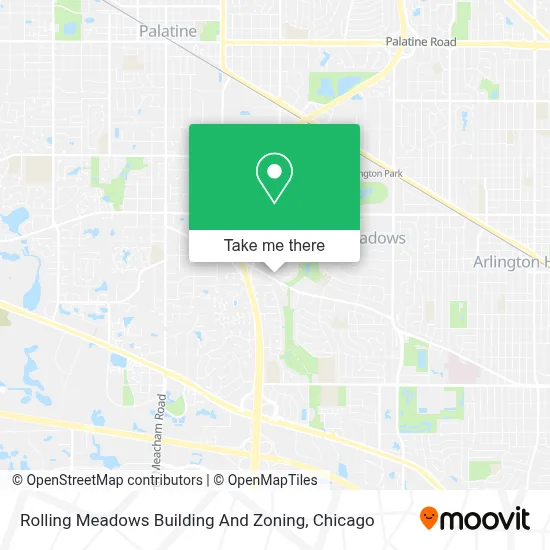 Rolling Meadows Building And Zoning map