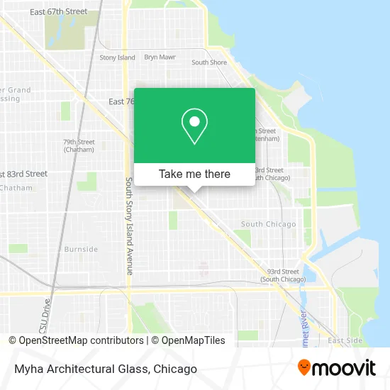 Myha Architectural Glass map