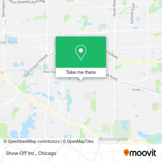 Show-Off Inc. map