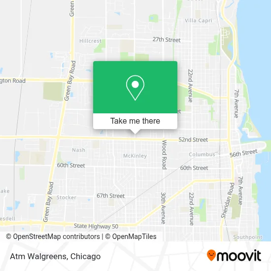Atm Walgreens map