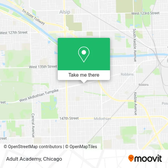 Adult Academy map